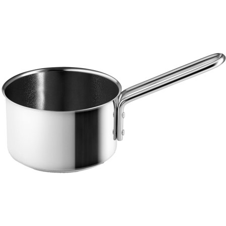 Eva trio Kasserolle med Slip-Let -belegg 1,1 liter, rustfritt stål' - 'Polert stål