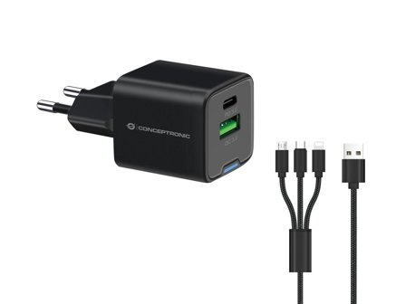 CONCEPTRONIC 2-Port 33W Gan Usb Pd Charger