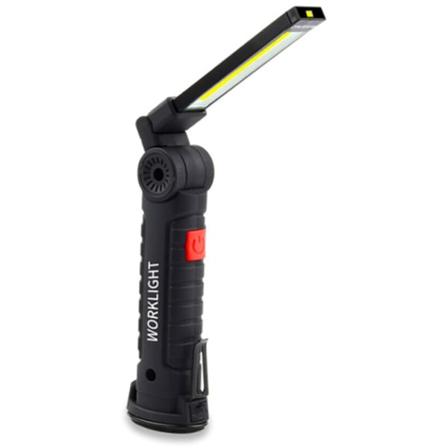 Liten multifunksjonsmagnet USB autoreparasjonsarbeidslys ladelys multifunksjonslys med magnet multifunksjonslommelykt