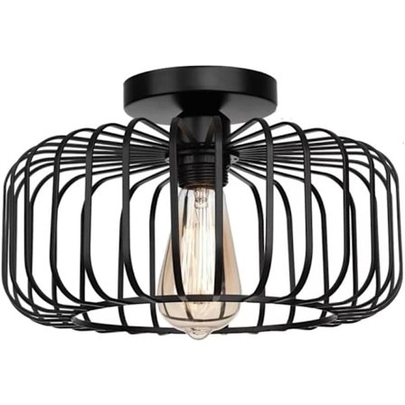 Taklampe Moderne Minimalistisk Soveværelse Arbejdsværelse Retro Metal Taklampe til Spisestue Korridor Stue_OF