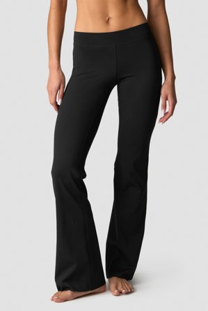 ICANIWILL - Nimble Flare Tights Low Waist Wmn Black - Træningstights - Damer - Træningstøj fra ICIW