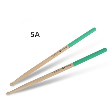Maple Drumstick Slagverk Trommestikker Sklisikre Trommestikker Trommeslagverk Hammer Trommetilbehør (5A/7A) - grønn