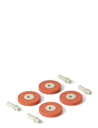 4 X Foam Wheels Green MODU