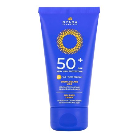 Gyada Cosmetics Crema Solare Viso SPF50+ 50ml - Solare viso alta prot.