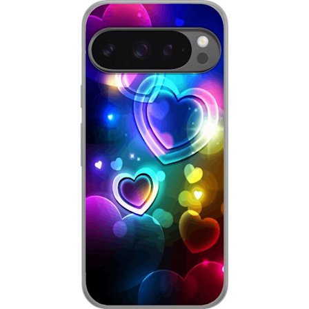 Yhteensopiva Puhelinkuori Google Google Pixel 9 Pro XL NeonRakkaus