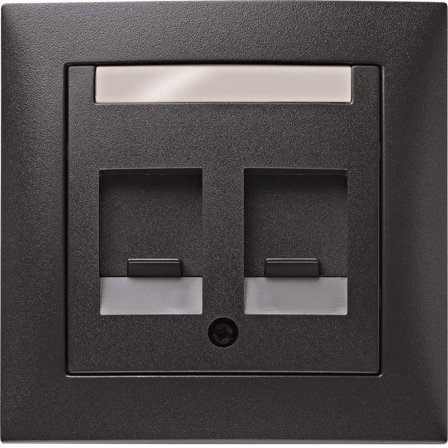 Berker S.1 Centrumbricka 2 x Keystone, Strömbrytare & vägguttag