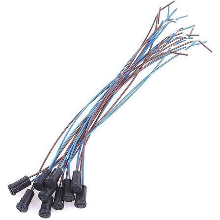 20 kpl G4-lampunpidikkeitä 20 cm, G4-lampunpohjan muovipitimet 12V G4 halogeeni-pistokkeet