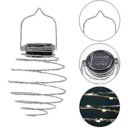 Soldriven Mega Spiralight Regnbåge Led Trädgårdsdekor Hängande Spirallampa (LGL)