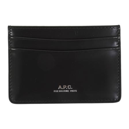 A.p.c. card holder svart, Herr Plånböcker, Herr, Storlek: ONE SIZE