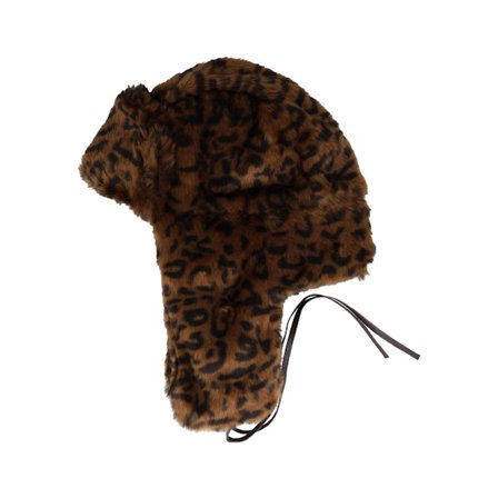 Kangol - Kg Leopard Leopard Trapper Trapper Brown Beanie - @ Hatstore