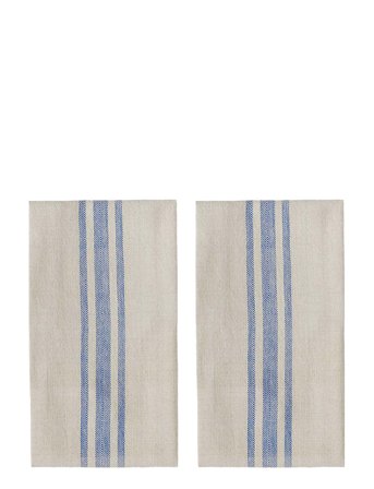 OYOY Living Design Linu Tea Towel - Pack Of 2 - Blue - ONE SIZE x 70