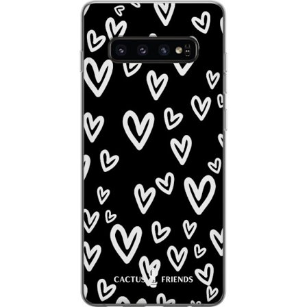 Yhteensopiva Puhelinkuori Samsung Samsung Galaxy S10 Cactus and Friends - Handdrawn Love Chaos