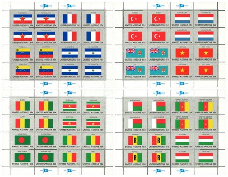 FN flag 1980 ark - Postfrisk