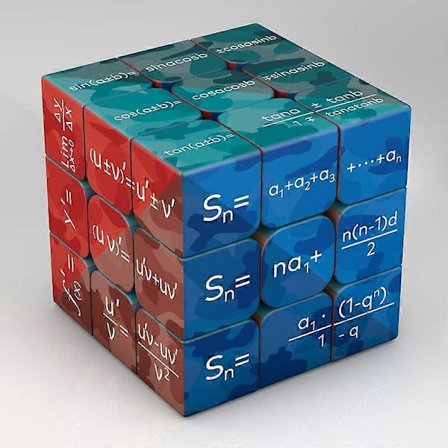 3x3x3 Magisk Puzzle Cube Matematik Kemi Element Cube Børnegaver Pædagogisk Legetøj Math2