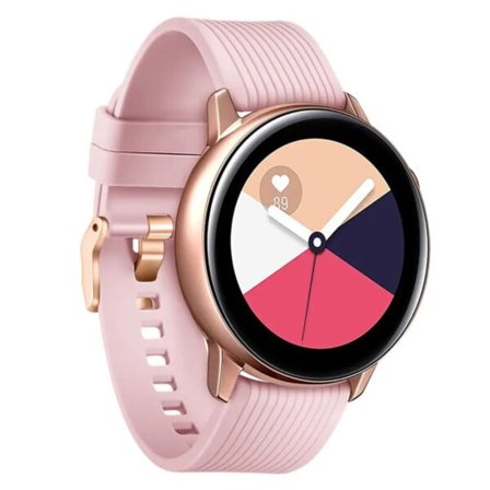 Galaxy Watch -rannekoru 20 mm 4/5 40/42/44/45/46 mm vaaleanpunainen kulta