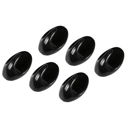 Handdukshakar 6-pack små svarta