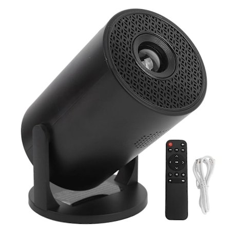 Bärbar projektor med Bluetooth Wireless Fidelity 1080P 270 graders justerbar USB TV-sticka videofilms projektor för Android Laptop PC Smartphone