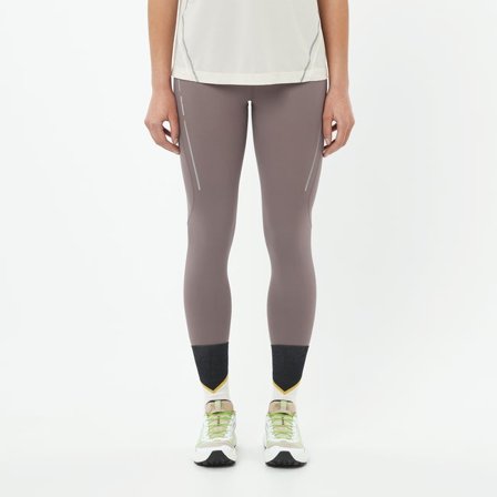Salomon - Legginsy damskie Shakeout Core Stellar 28" - Iron