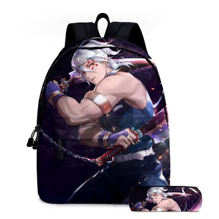Student skolväska grundskola väska anime ryggsäck kvinnlig-D4 plan väska-spöke 31-16 tum väska
