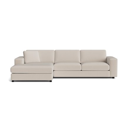 Oasis chaiselong sofa, venstrevendt - Lisboa Beige - 294x151x79 - Sofa, chaiselong