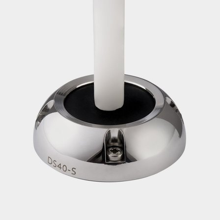 Pasacables Scanstrut DS40-S Vertical Cable Seal, acero inoxidable (AISI 316), para cable Ø12 - 15 mm, conexión máxima Ø40 mm, plata