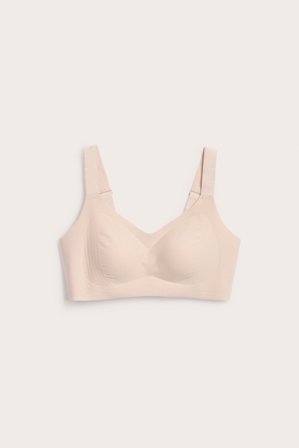 Kappahl | Bygellös bh i micro Ljusrosa XL | Ljusrosa