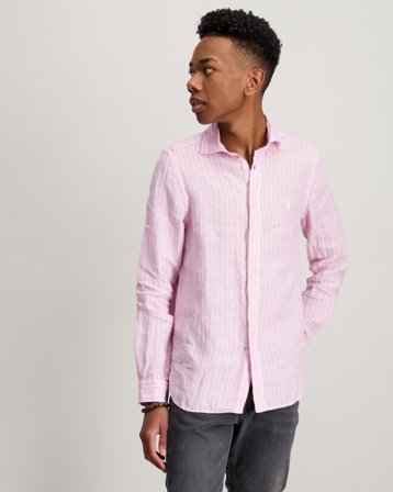 Polo Ralph Lauren Striped Linen Shirt Bunt Hemden Jungen - Kids Brand Store