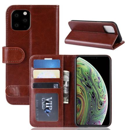 Iphone 11 Pro - Plånboksfodral - Brun Brown Brun