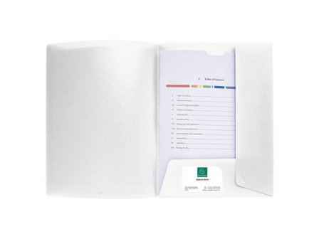 Exacompta Projektmapp PP A4 vit - Lyreco - Kontorsmaterial - Mappar och plastfickor - Projektmappar