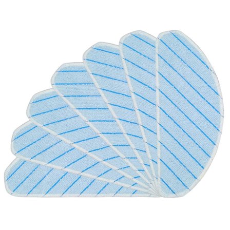 7 stk mikrofiber rengjøringskluter for Ecovacs Deebot T9, t9+ T9 Aivi