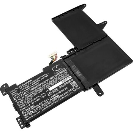 Batteri till Notebook, Bärbar dator för Asus S510UQ, X510UR-3B, X510UN-1A m.fl.
