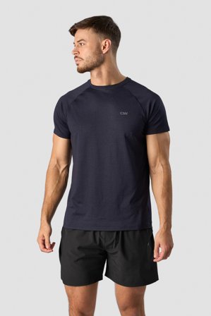 ICANIWILL - Training Mesh T-shirt Men Navy - Herre - ICIW