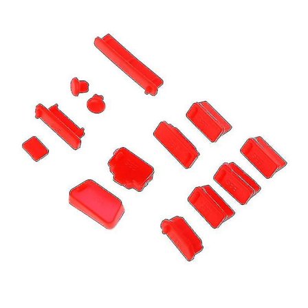 Anti Dust Plug Cover 13st/ set Färgglad Silikon Laptop Anti Dust Plug Cover