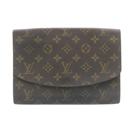 Louis Vuitton Vintage, Louis Vuitton Pochette Rabat Bruin, unisex, Maat:ONE Size
