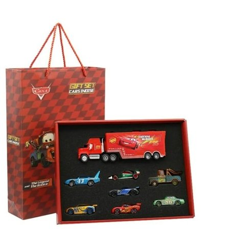 Bilar Leksaker Lightning McQueen Mater Bil Flygplan Set Diecast Fordon Metal Leksaker