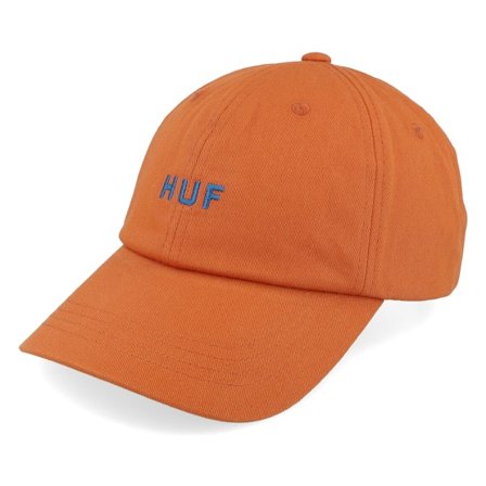 HUF - Orange unconstructed Keps - Set Og Cv 6 Panel Hat Orange Dad Cap @ Hatstore