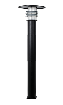 Westal Arnäs II Pollare 10 W, 393 lm, 3000 K, 1250 mm Svart, blästrad, Belysning