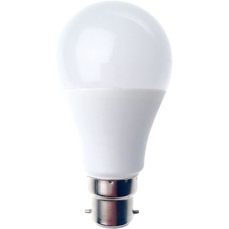 SMD LED-lampa, standard A60, 9W / 806lm, B22-sockel (Frankrike), 6500K