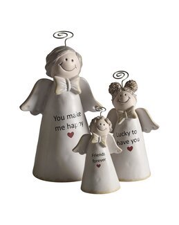 Pynteengel You make me happy Beige