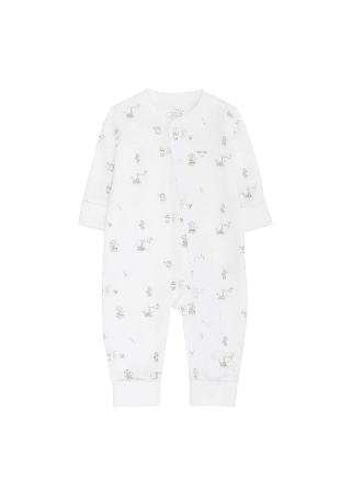 Livly Celebration Parade Overall Nyfödd stl. 44-68 Unisex Vit 56/62