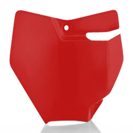 Tabella Portanumero Anteriore Acerbis Rosso - Gas Gas MC 65 2021-2022