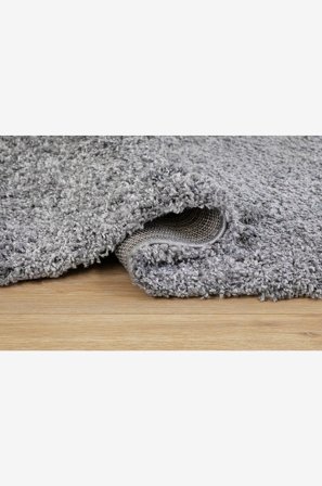 KM Home - Ryeteppe Lounge - Sølv - Lugg- & ryetepper - 80X150 - Fra Homeroom