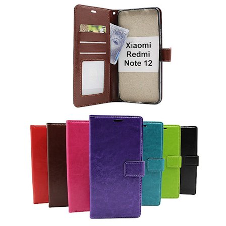 Crazy Horse Wallet Xiaomi Redmi Note 12