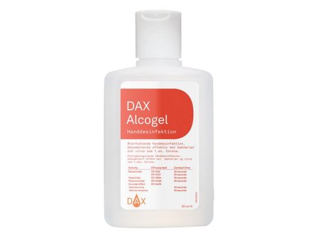 DAX Handdesinfektion Alcogel 85 150ml - Lyreco - Städ och hygien - Desinfektionsmedel - Handdesinfektion