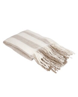 Pläd randig Mia Sand - Fondaco