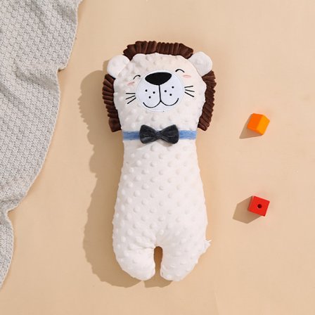 Beroligende babypute, beroliger nyfødte og hjelper dem å sovne, løve