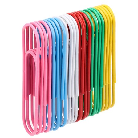 70 farvede store papirclips (10 cm)_xx