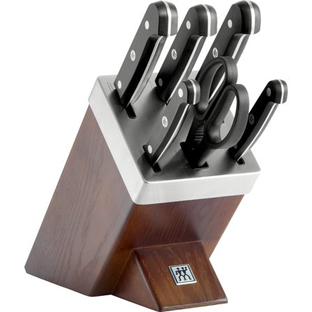 Zwilling Selvslibende knivblok m. 7 dele - Brun / sort | KitchenOne