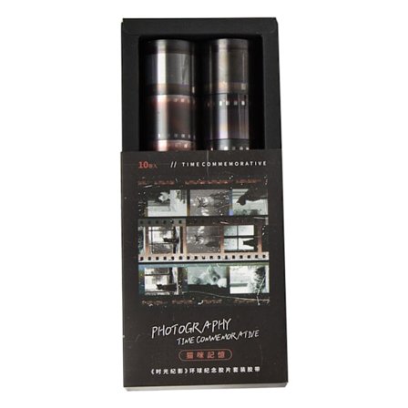 Vintage Tape med kattetema - PET - Vandtæt - Anti-blegning - Retro dekorativt scrapbogstape