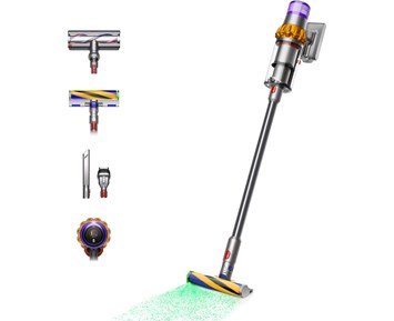 Dyson-V15 Detect Absolute - B-vare-Allsidig støvsuger med effektive munnstykker-Cleaning & Garment Care-Hjem og Fritid